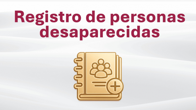 Registro de Personas Desaparecidas